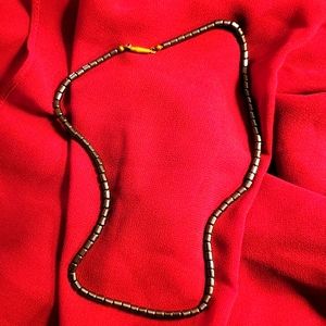 17 inch Hematite Necklace